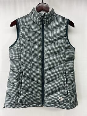 MOUNTAIN HARD WEAR SHIELD 650 DOWN WOMEN'S MEDIUM GREEN NYLON PUFFER VEST
